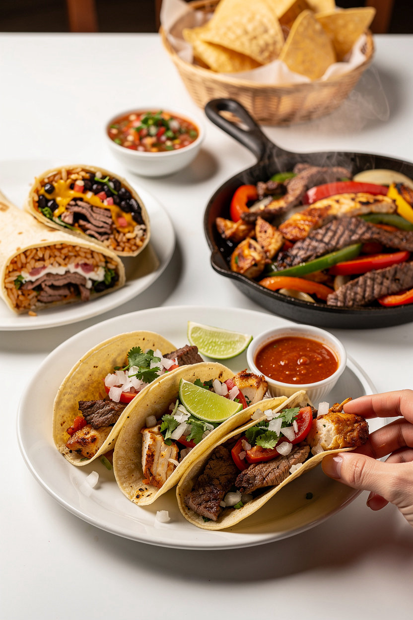 Chuchis Mexican Restaurant signature dishes - fresh tacos, burritos, and fajitas from Duncansville, PA